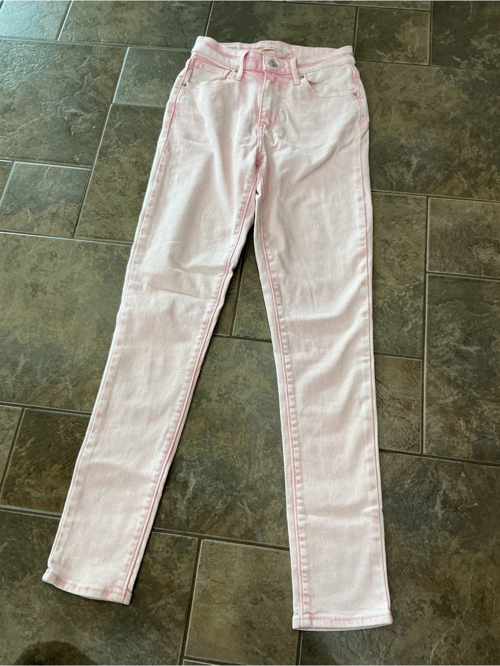 Levi's Light Pink Skinny Jeans